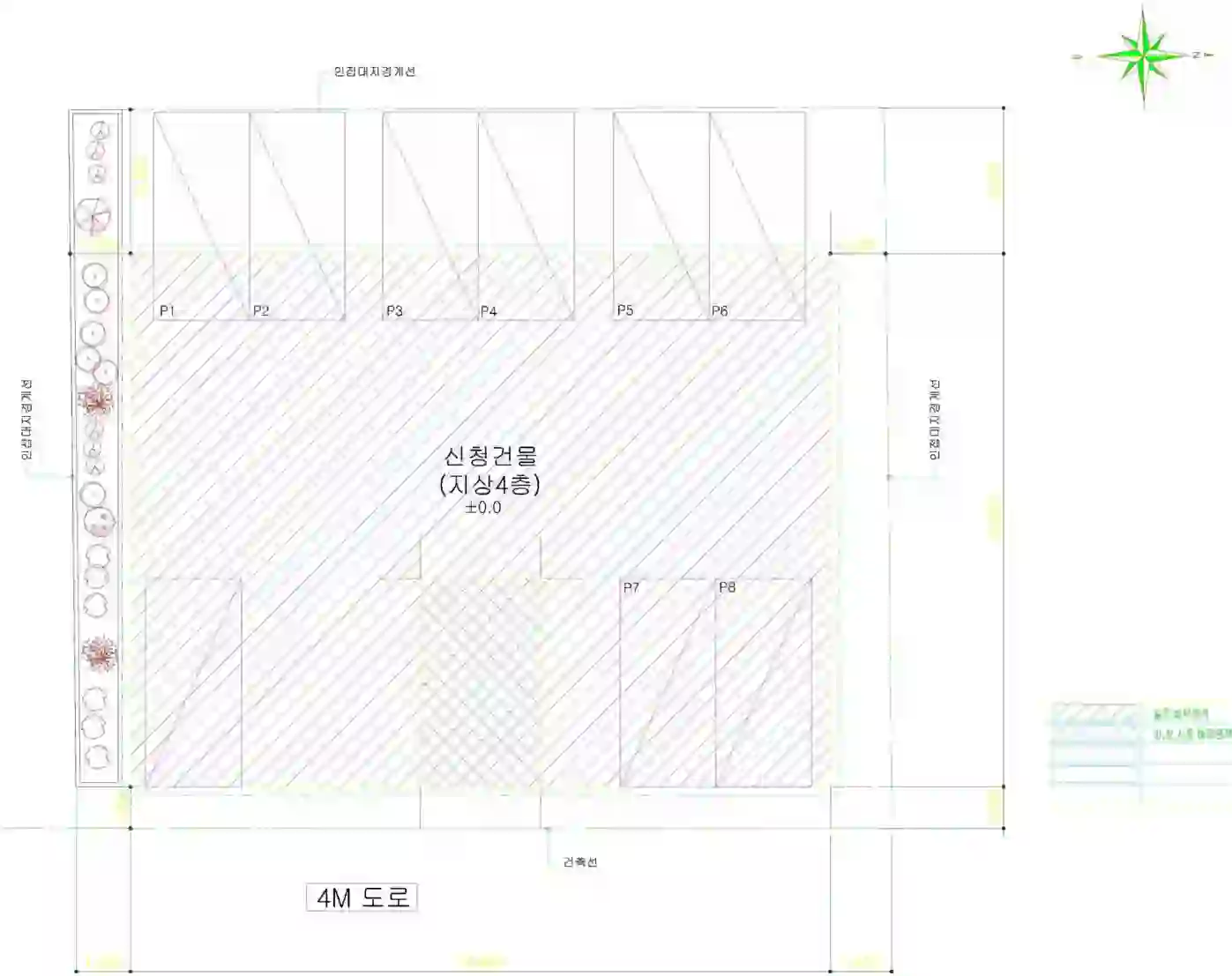 중리동 1087-9 배치도 이미지